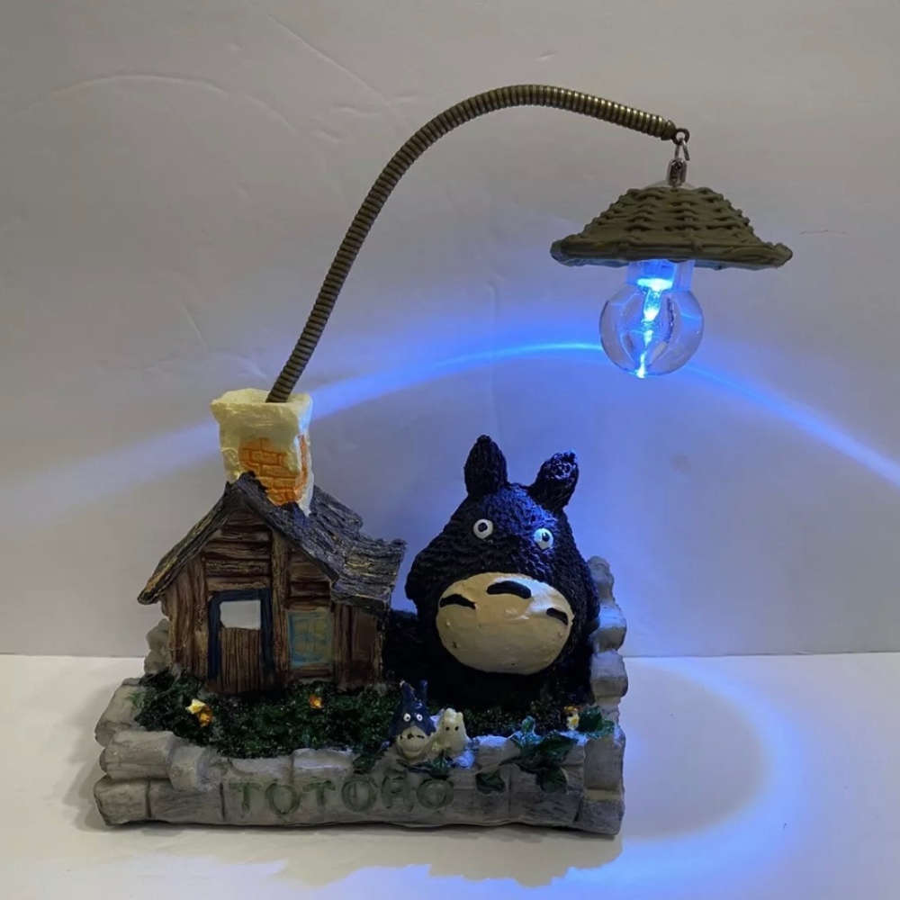 My Neighbor Totoro With Night Light Lamp Figure Statue 8.5”H